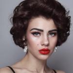 Damska fryzura wieczorowa lat 50' abcfryzjera, Sumirska, PRL, damska fryzura króka